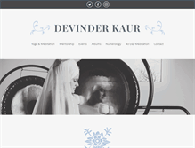 Tablet Screenshot of devinderkaur.ca